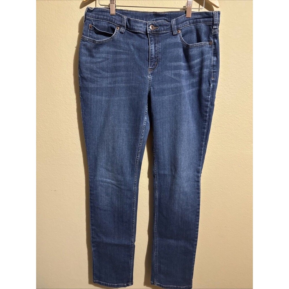 Duluth Womens Denim Jeans 14x33 Stretch Blue